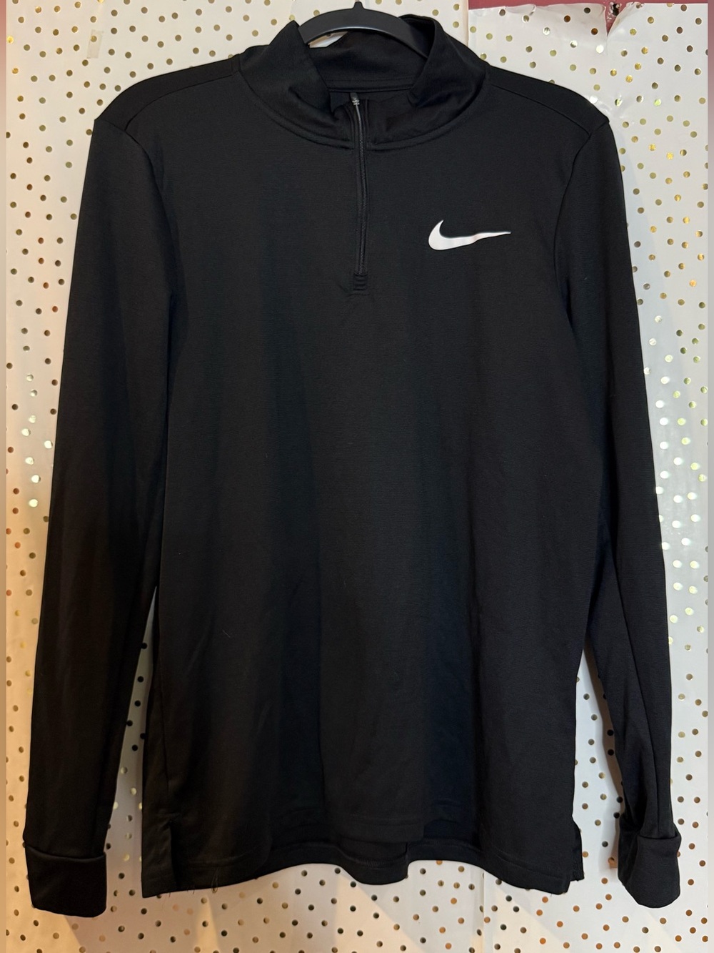 Nike Black Quarter-Zip Performance Top